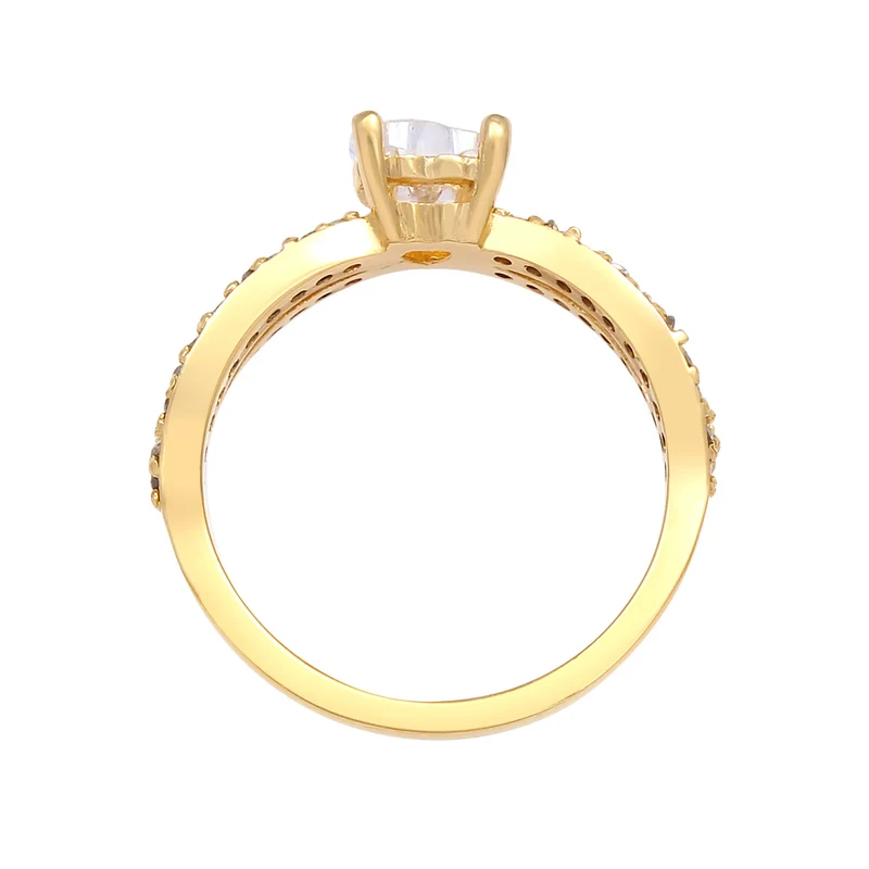 Ring Herz | Zirkonia ( Weiß )
