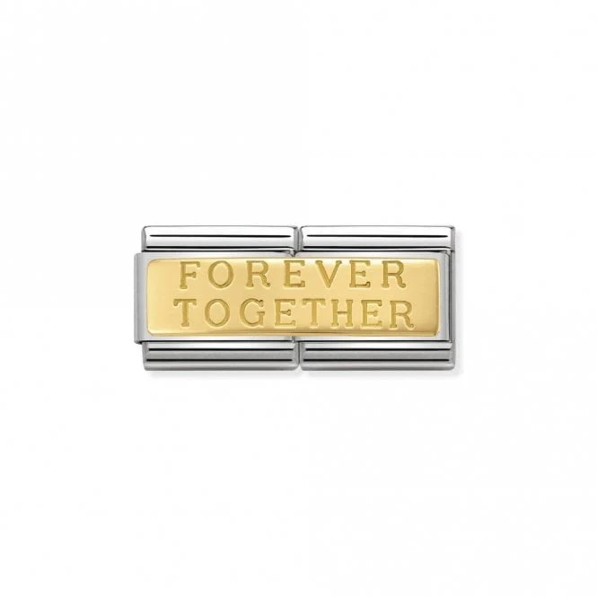 Gold Double Forever Together Love & Hearts Charms