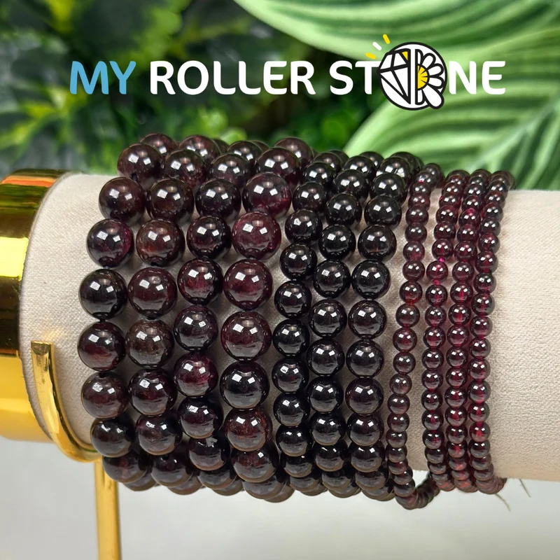 3A Granat-Armband