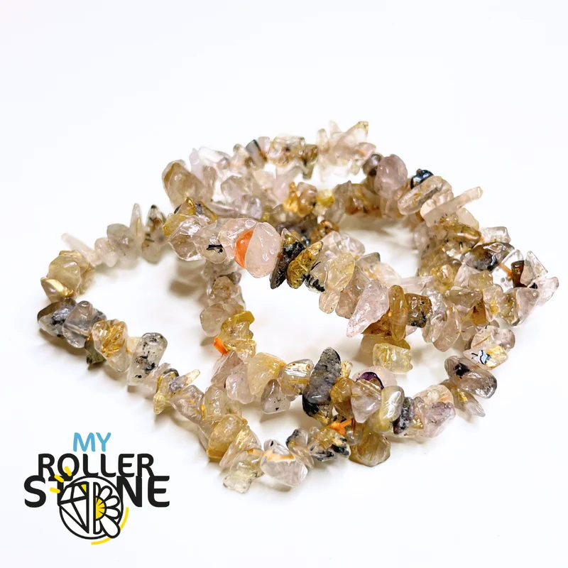 Chips-Gold-Rutilquarz-Armband