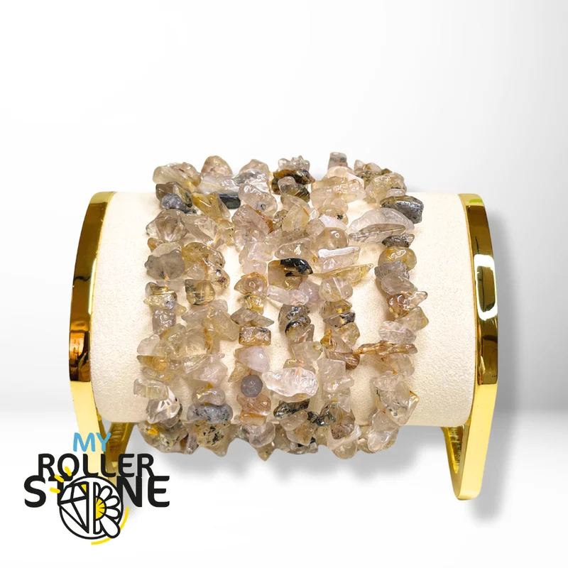 Chips-Gold-Rutilquarz-Armband