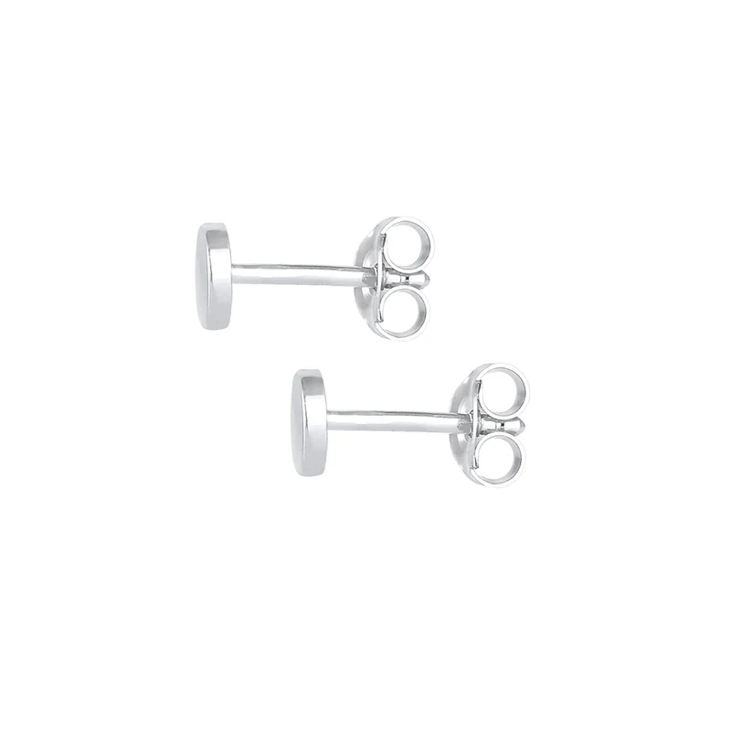 Ohrstecker Plättchen Matt
