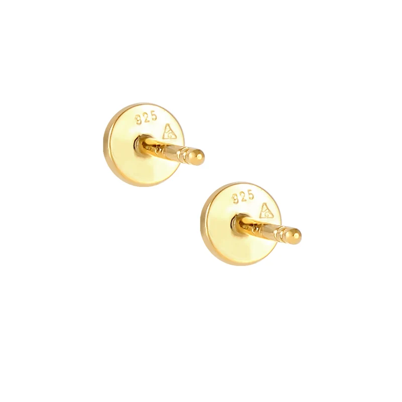 Ohrstecker Plättchen Matt