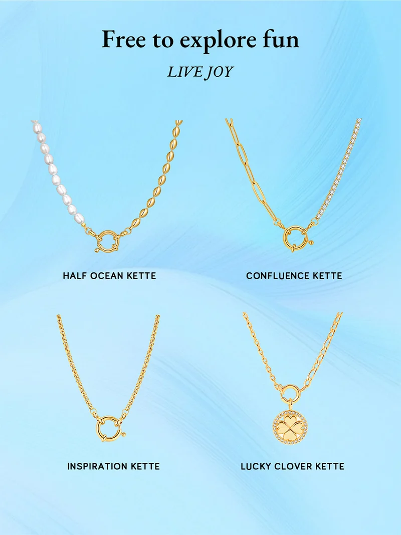 Puffy Letter Ketten-Charms