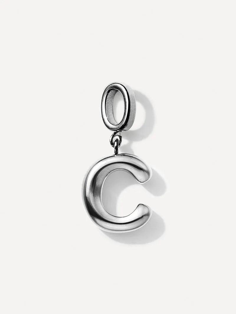 Puffy Letter Ketten-Charms