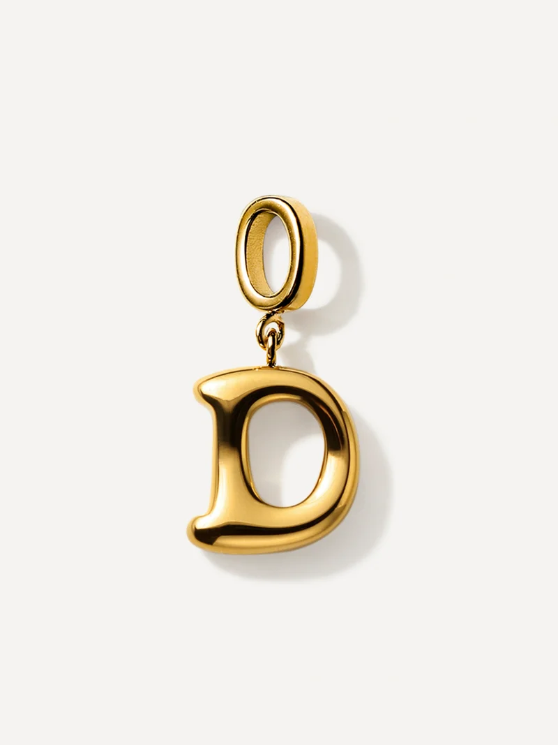 Puffy Letter Ketten-Charms