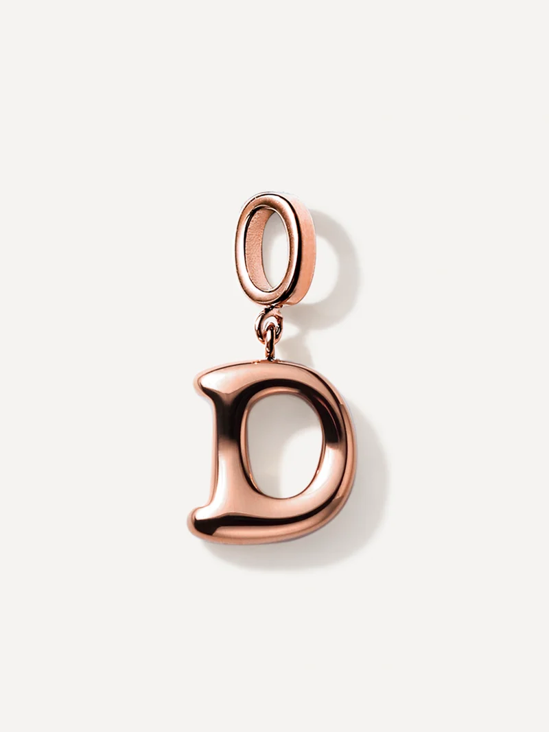 Puffy Letter Ketten-Charms