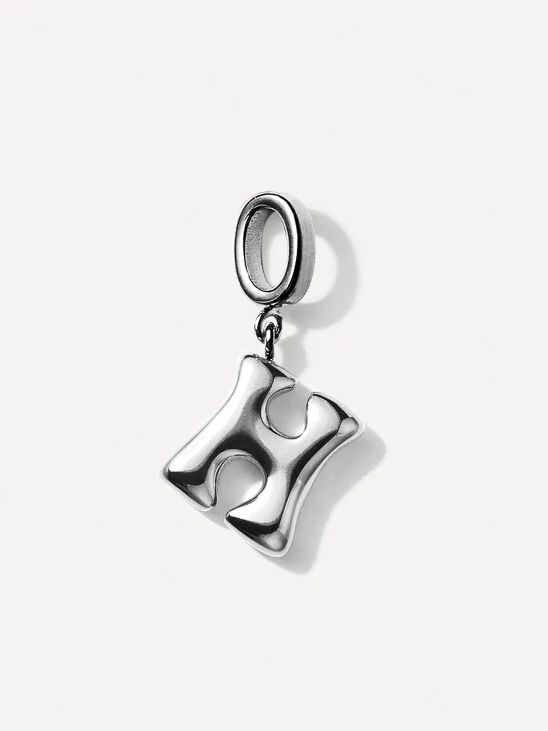 Puffy Letter Ketten-Charms