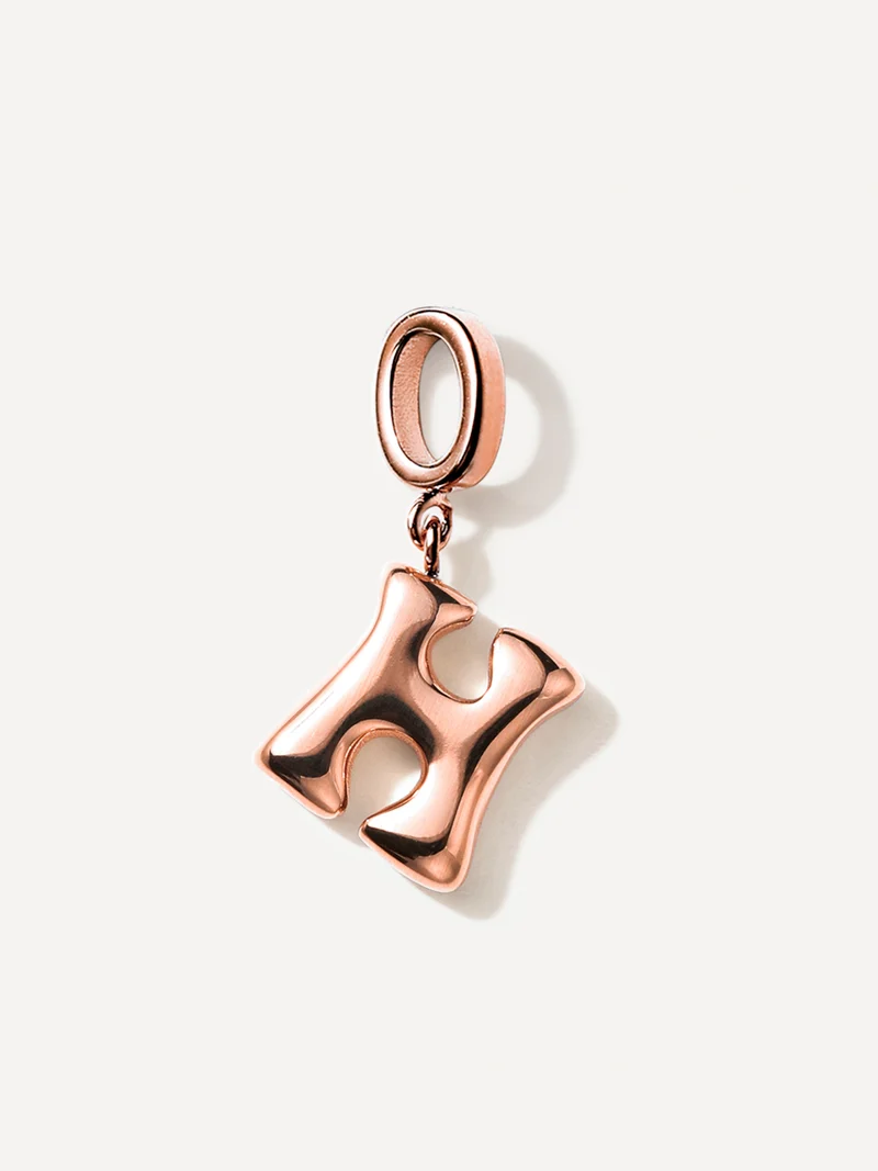 Puffy Letter Ketten-Charms