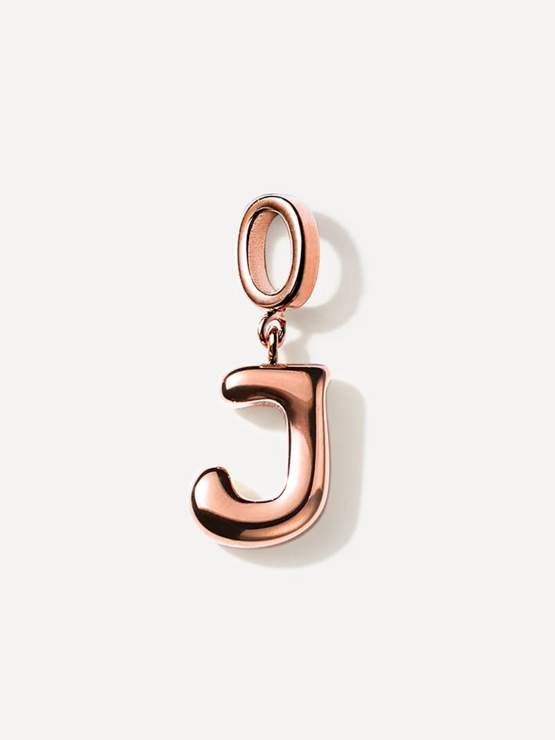 Puffy Letter Ketten-Charms