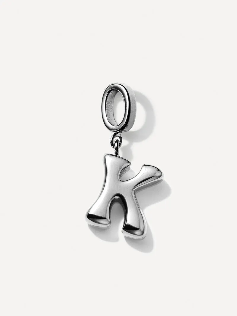 Puffy Letter Ketten-Charms