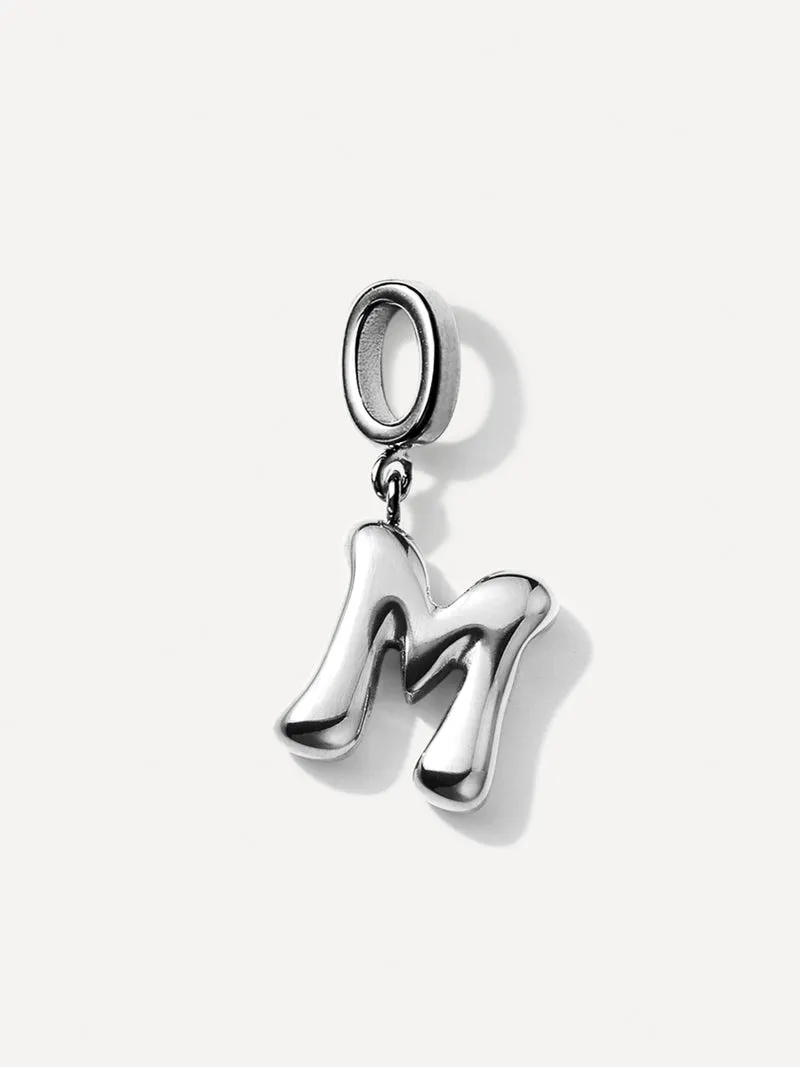 Puffy Letter Ketten-Charms