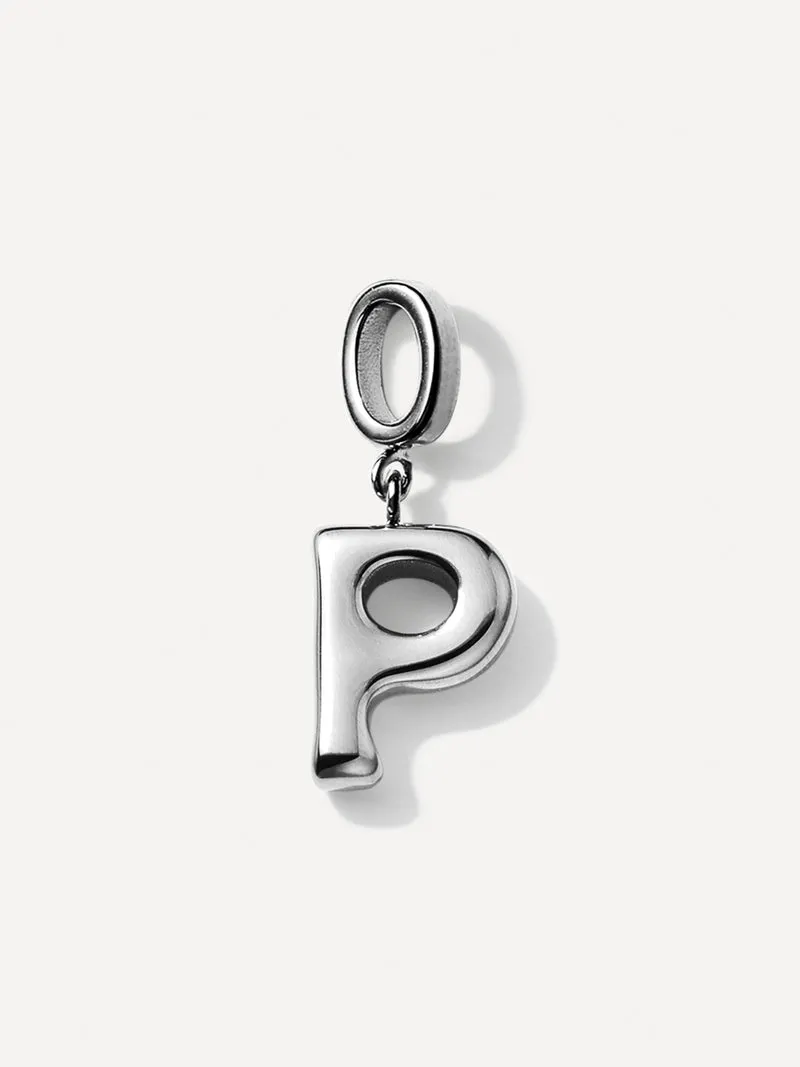 Puffy Letter Ketten-Charms
