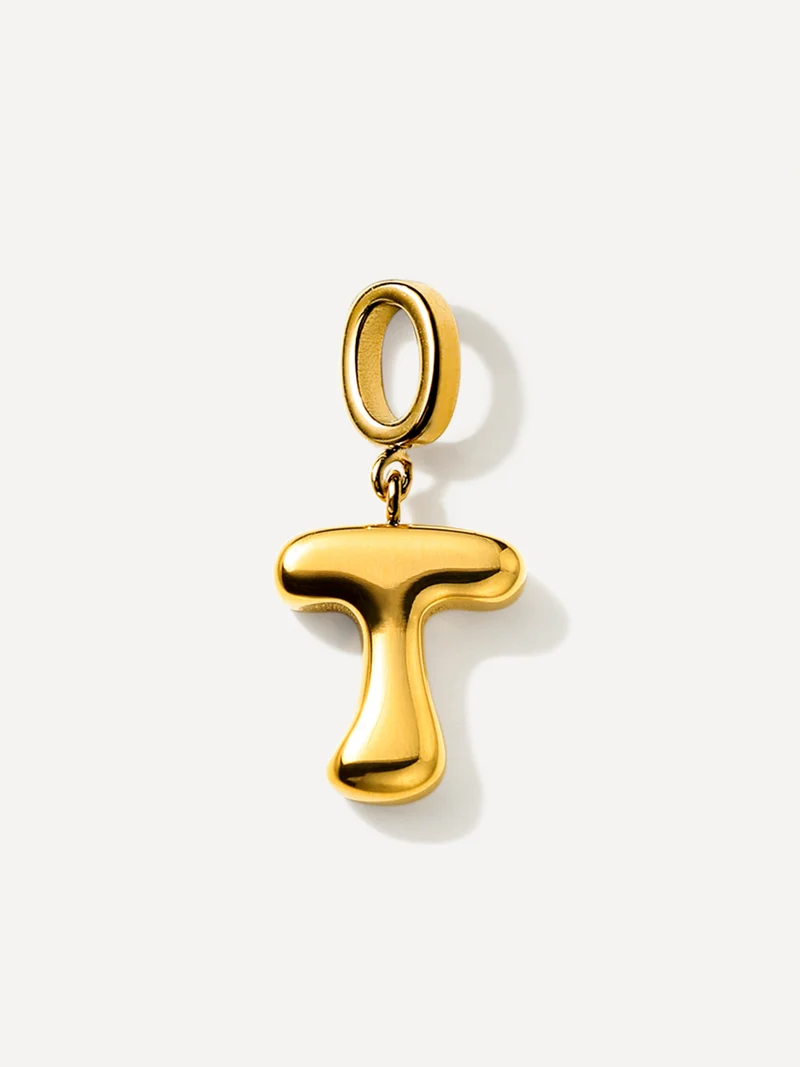 Puffy Letter Ketten-Charms