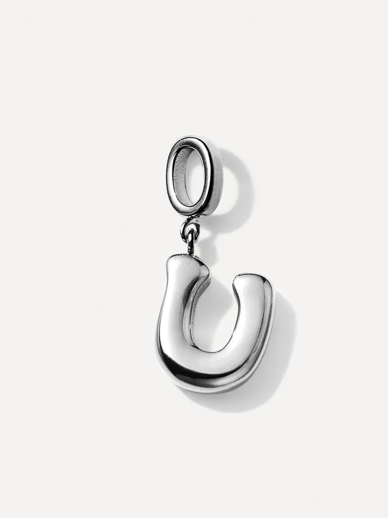 Puffy Letter Ketten-Charms