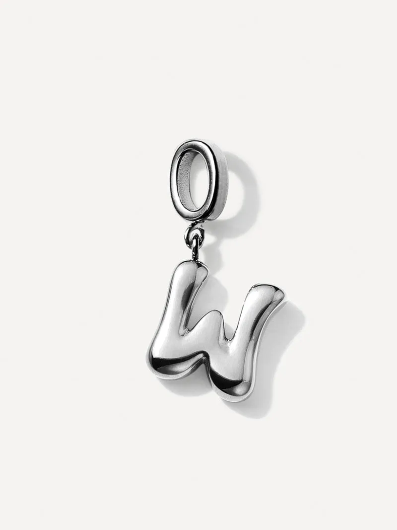 Puffy Letter Ketten-Charms