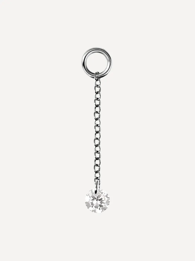 22x3,5mm Radiant Drop Ohrring-Charm