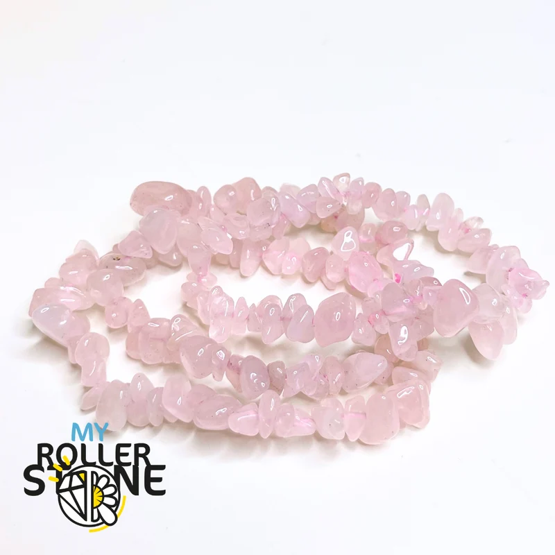Armband mit Rosenquarzsplittern