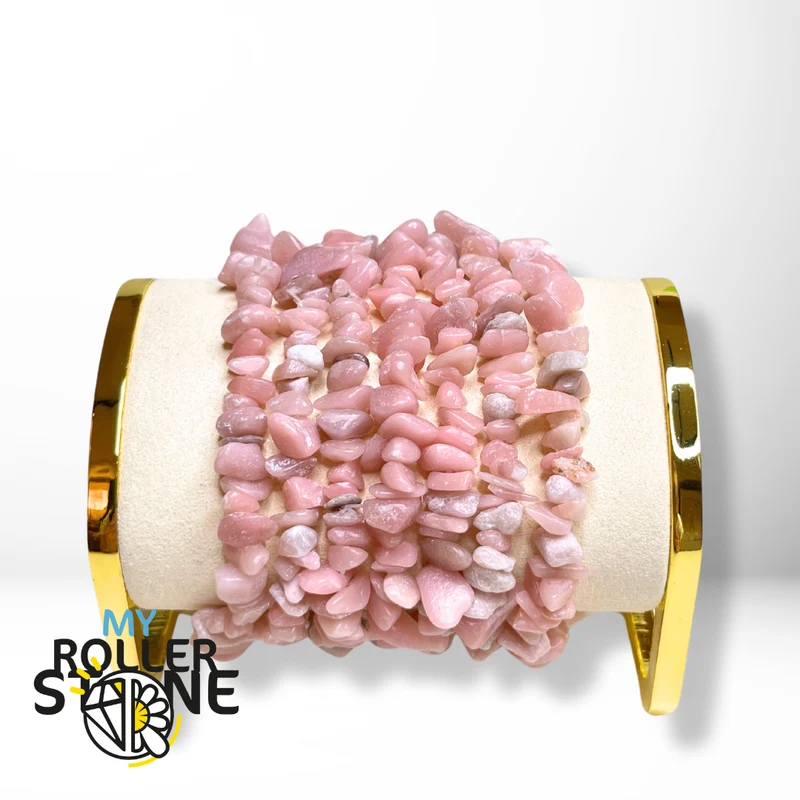 Chips-Rosa-Opal-Armband