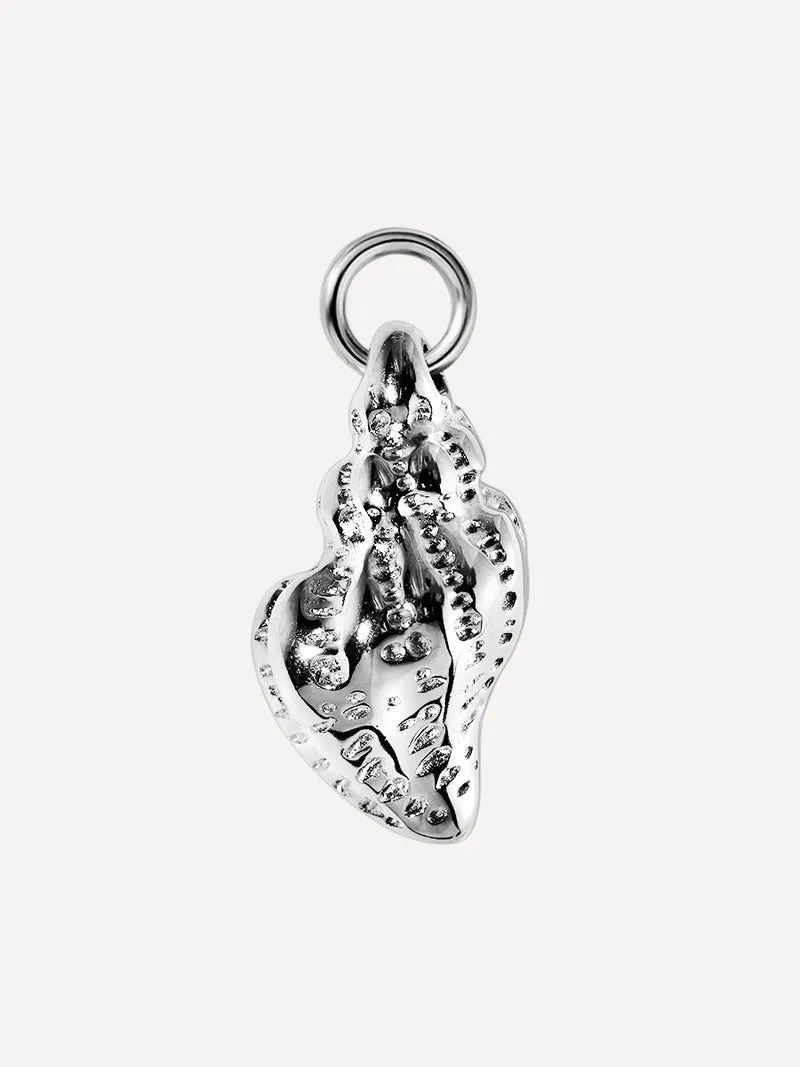 10,4x19,3mm Romantic Conch Ohrring-Charm