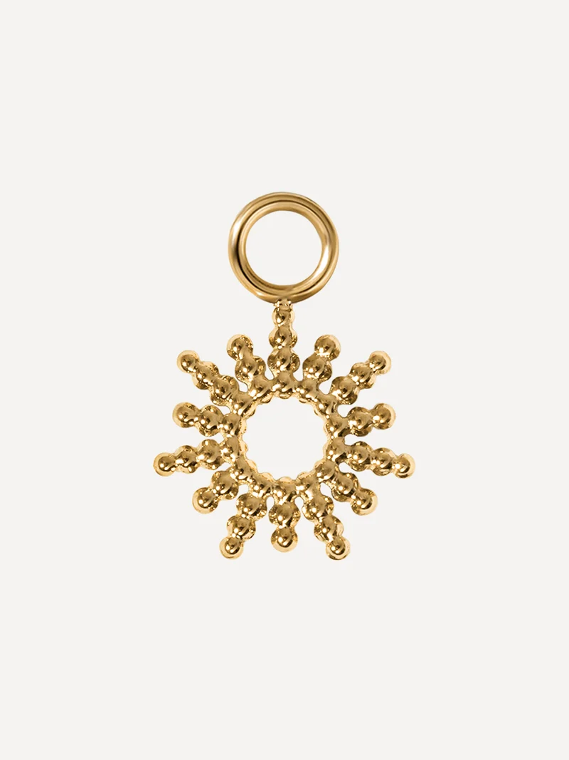 10,2x9,5mm Sunray Ohrring-Charm