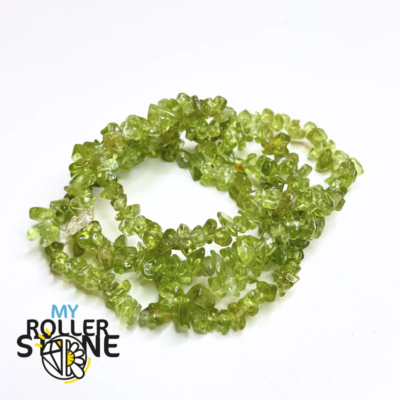 Peridot-Chips-Armband