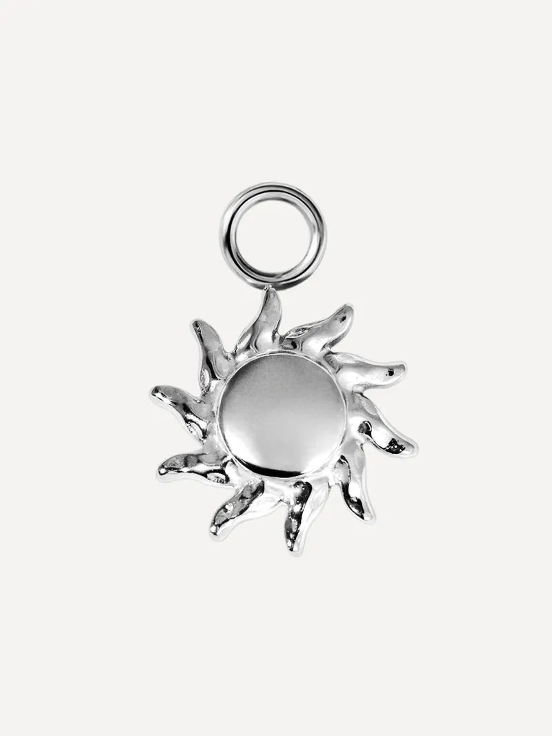 11x11,5mm Radiant Sun Ohrring-Charm