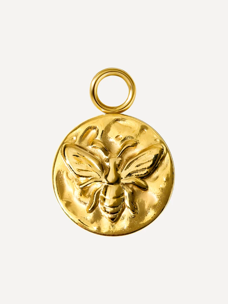 12x12mm Butterfly Embrace Ohrring-Charm