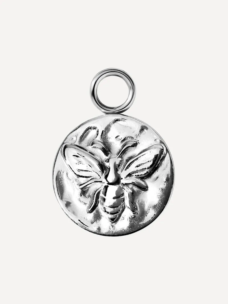 12x12mm Butterfly Embrace Ohrring-Charm