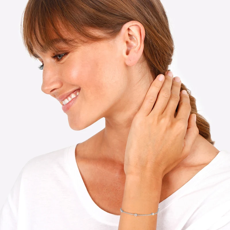 Armband | Mit Kristallen von Swarovski® (Weiß)