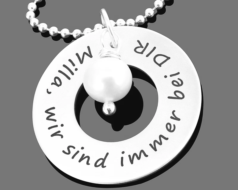 NAMENSKETTE 925 STERLING SILBER GRAVUR, SCHMUCK DAMEN GRAVUR SILBERKETTE