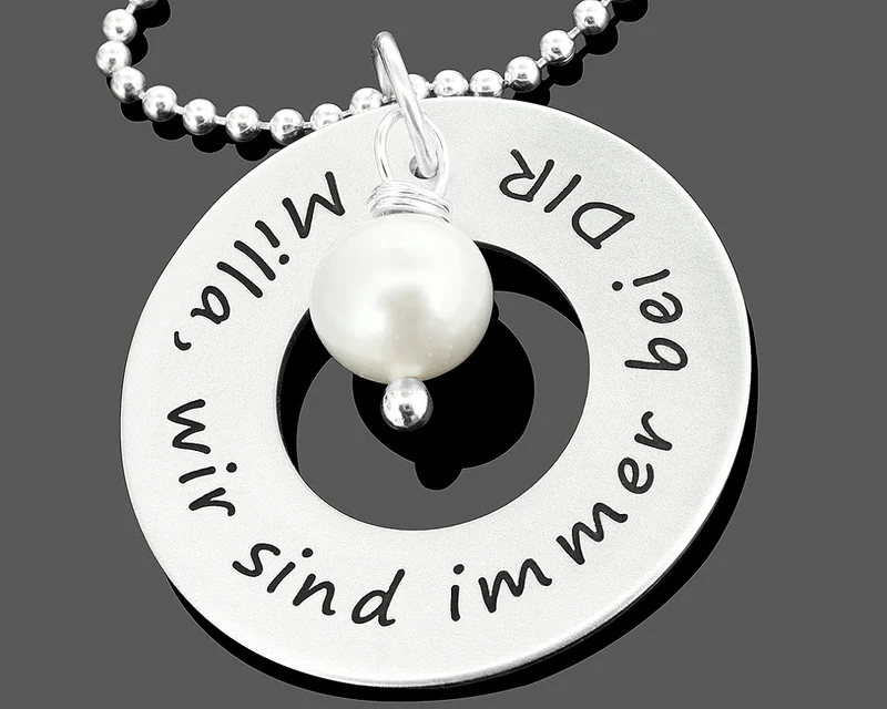 NAMENSKETTE 925 STERLING SILBER GRAVUR, SCHMUCK DAMEN GRAVUR SILBERKETTE