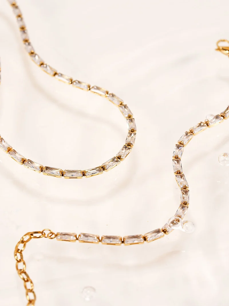 Rectangle Shining Kette