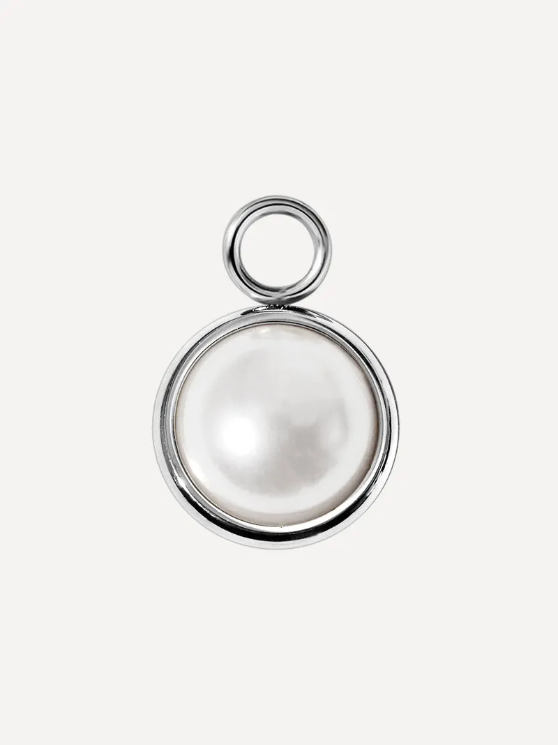 10x10mm Pearl Waltz Ohrring-Charm