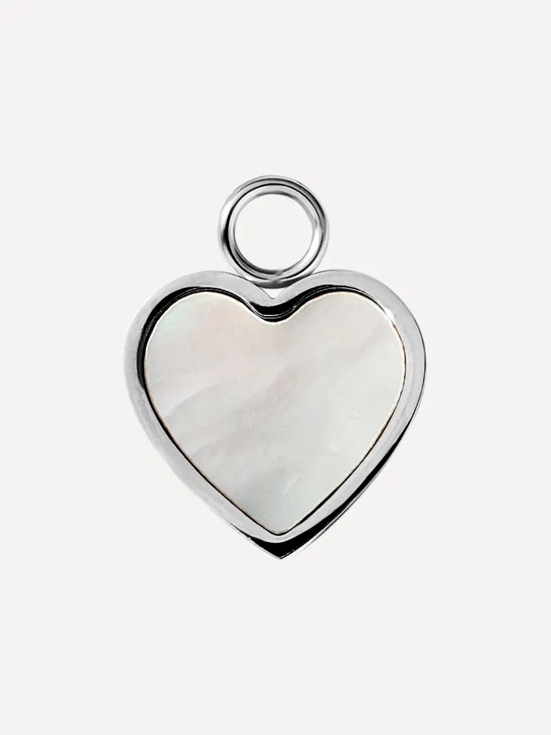 12,2x11mm Precious Heart Ohrring-Charm