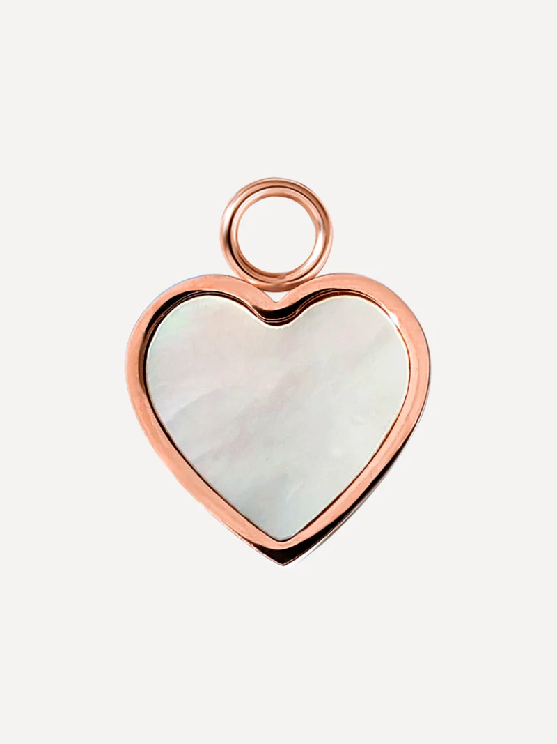 12,2x11mm Precious Heart Ohrring-Charm