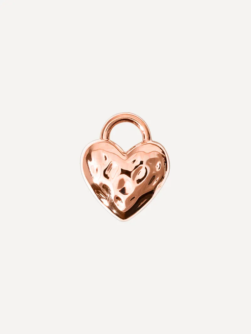 10,6x9mm Dreamy Heart Ohrring-Charm