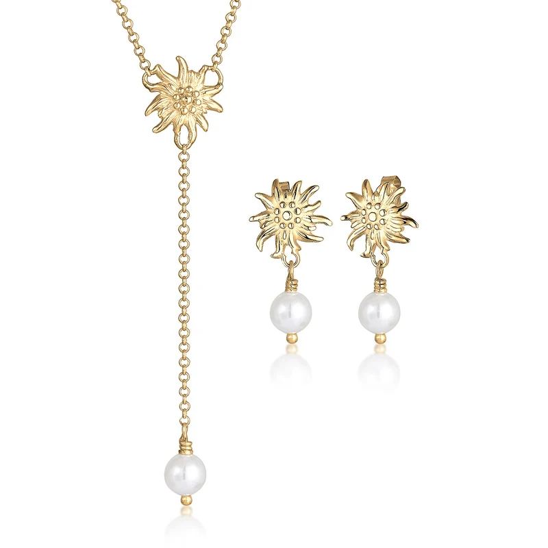 Halskette Edelweiss | Perle