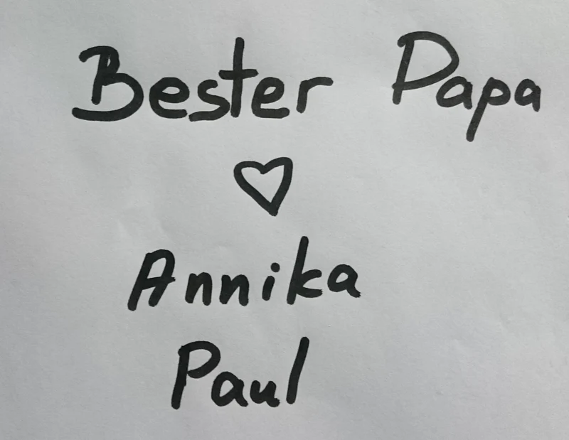 SCHLÜSSEL ANHÄNGER SILBER MIT GRAVUR, SCHMUCK EIGENE HANDSCHRIFT, GESCHENK PAPA