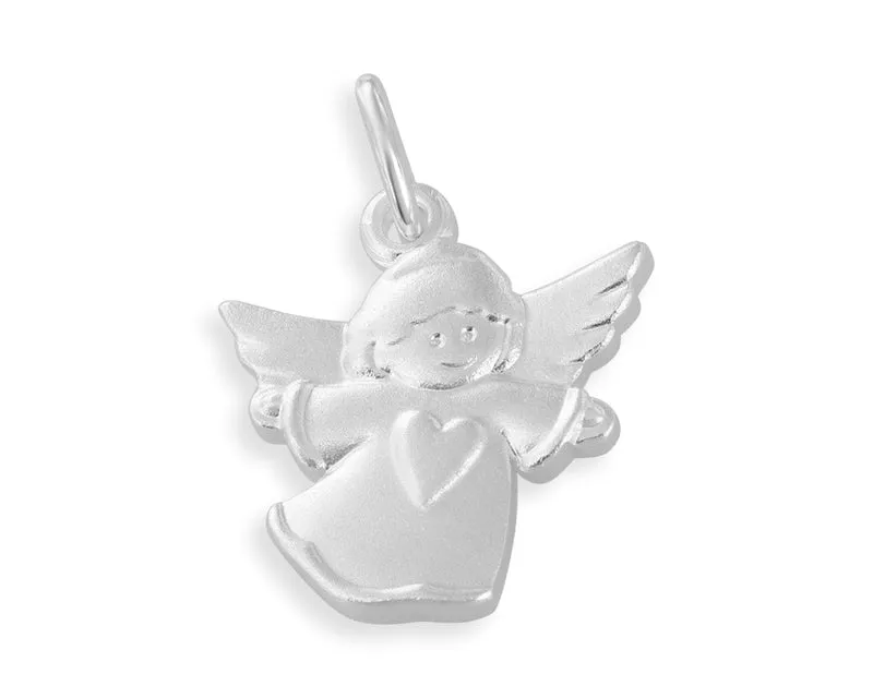 SCHUTZENGEL ANHÄNGER 925 SILBER ENGEL, GESCHENK TAUFE GEBURT