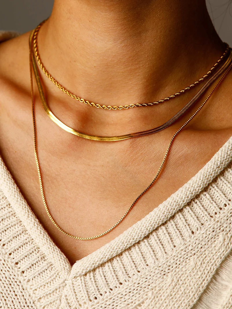 Trio Layered Kette