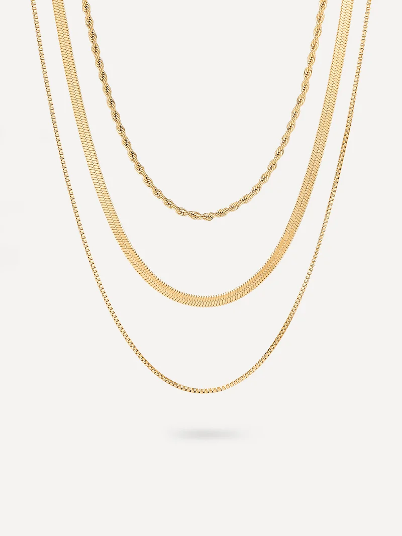 Trio Layered Kette