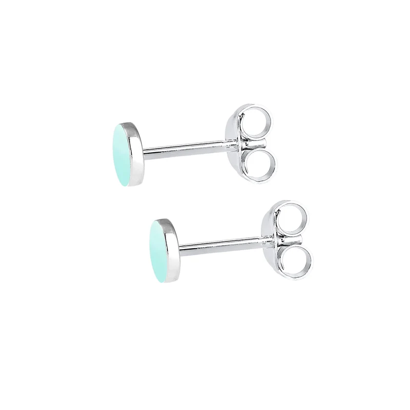Ohrstecker Geo Plättchen