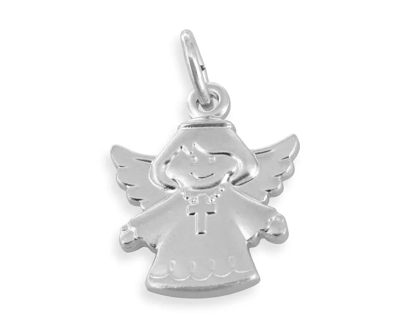 ENGELANHÄNGER SCHUTZENGEL TAUFE ENGEL GEBURT KINDERSCHMUCK 925 SILBER