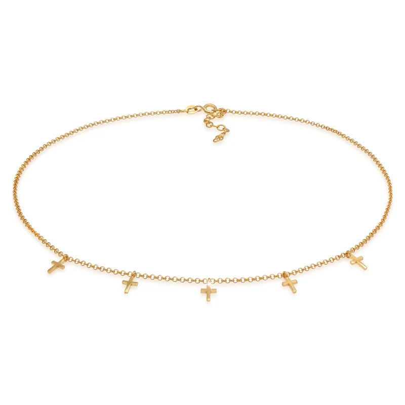Choker Kreuz Anhänger