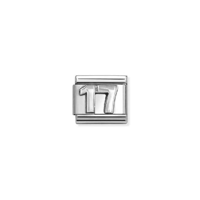 Classic Oxidised Silver 17 Letters & Numbers Charms