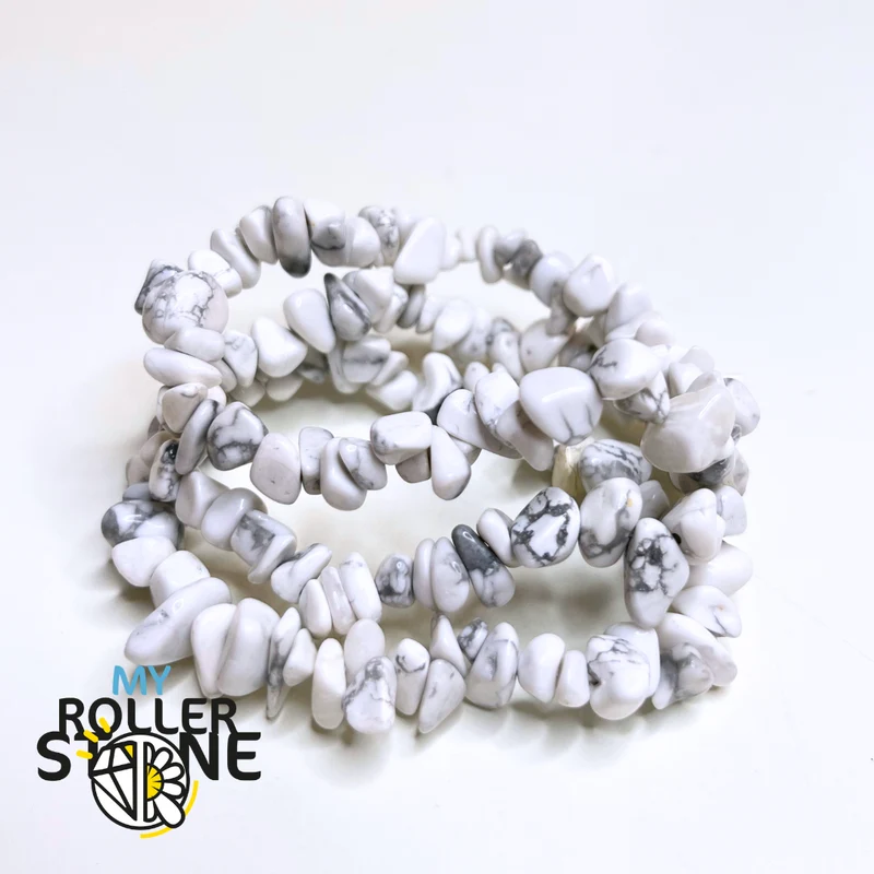 Howlith-Chip-Armband