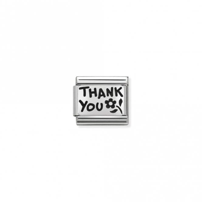 Classic Silver Thank You Fashion & Fun Charms