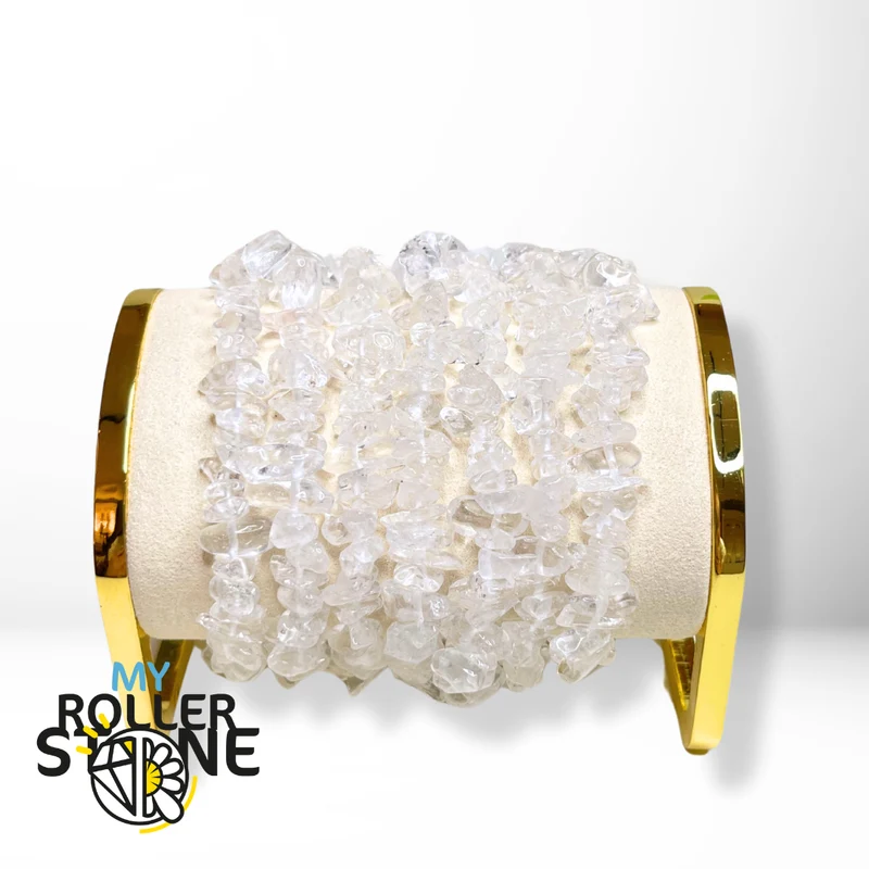 Splitter-Bergkristall-Armband
