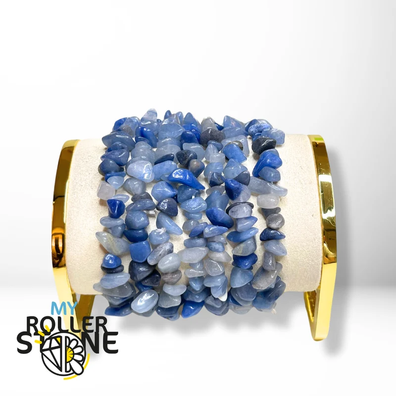 Chips-Armband aus blauem Aventurin